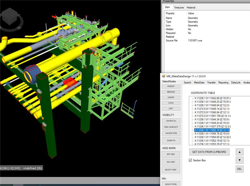 NavisWorks C# API Section Tools enable sectioning via c# .Net and COM 